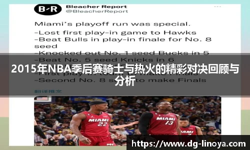 2015年NBA季后赛骑士与热火的精彩对决回顾与分析